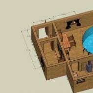 Баня с бассейном: важные особенности проектирования и строительства Баня с бассейном и парилкой залом