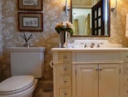 Обои для туалета в квартире: гармоничный дизайн и лучшие фото интерьеров